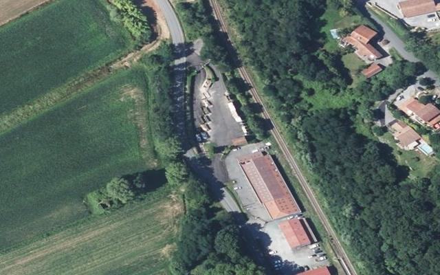 Vue aérienne — Déchetterie d'Ustaritz