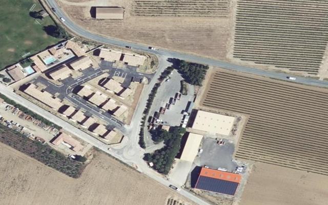 Vue aérienne — Déchetterie de Pépieux