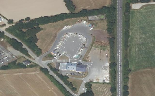 Vue aérienne — Déchetterie de Paimpol