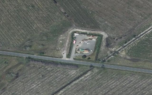 Vue aérienne — Déchetterie de Saint-Magne