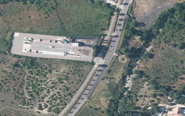 Vue aérienne — Déchetterie de Montarnaud