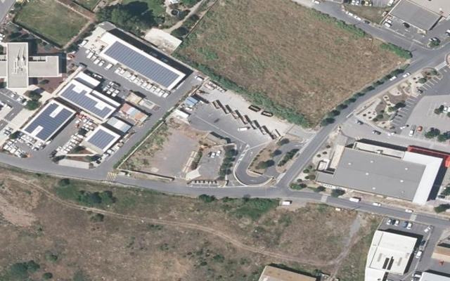 Vue aérienne — Déchetterie d'Agde la Prunette