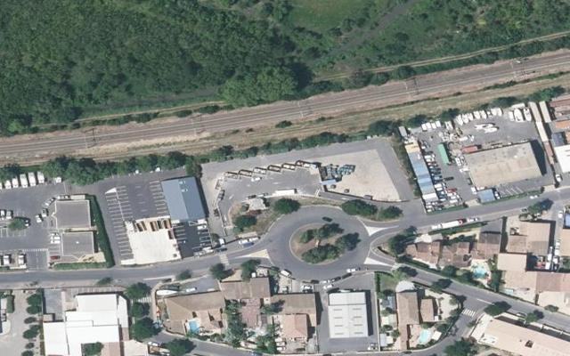 Vue aérienne — Déchetterie d'Agde les 7 Fonts
