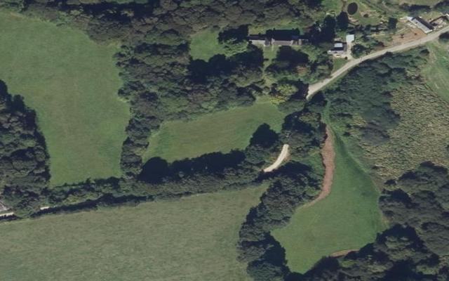 Vue aérienne — Déchetterie de Plougonven