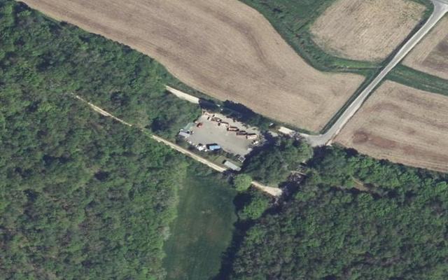 Vue aérienne — Déchetterie de Montignac