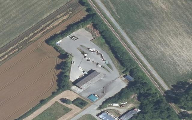 Vue aérienne — Déchetterie de Plouëc-du-Trieux