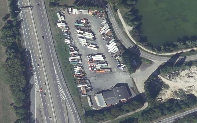 Vue aérienne — Déchetterie d'Arc-sur-Tille