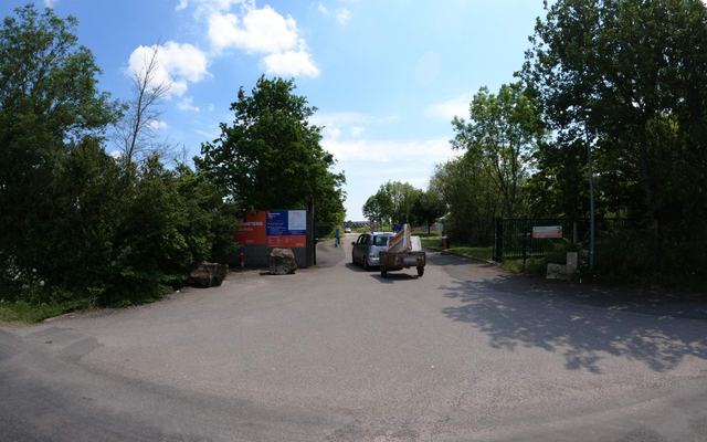 Vue depuis la rue — Déchetterie de Soulette