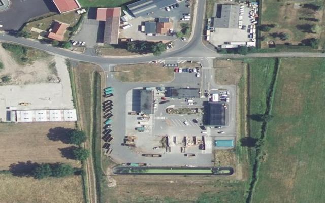 Vue aérienne — Pôle de Valorisation de Lezoux