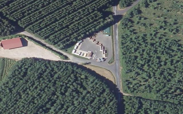 Vue aérienne — Déchetterie de Saint-Germain-l'Herm