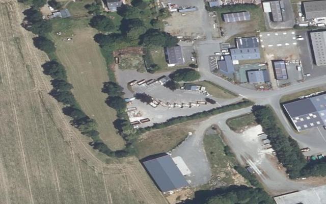 Vue aérienne — Déchetterie de Plouha