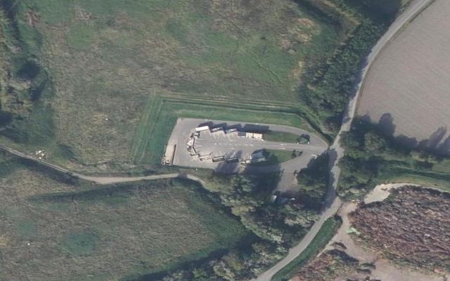 Vue aérienne — Déchetterie de Saint-Méloir-des-Ondes