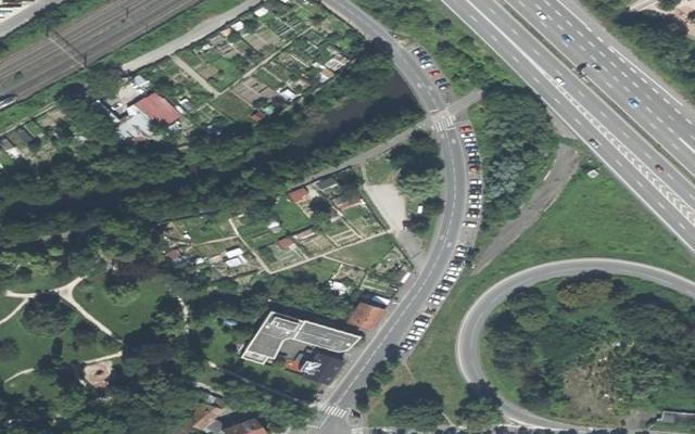 Vue aérienne — Déchetterie de Strasbourg Koenigshoffen