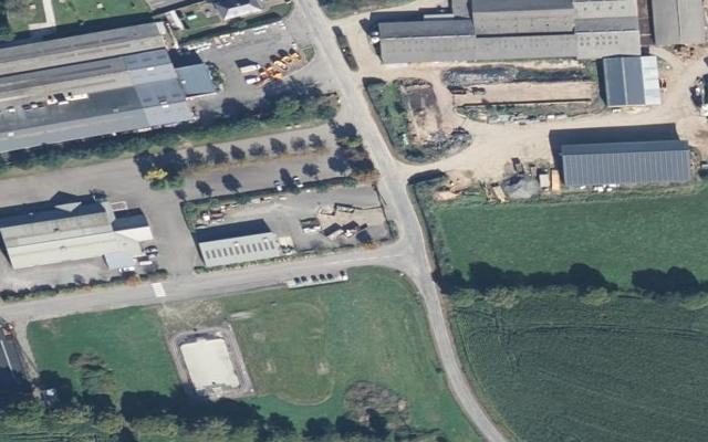 Vue aérienne — Déchetterie de Parigné