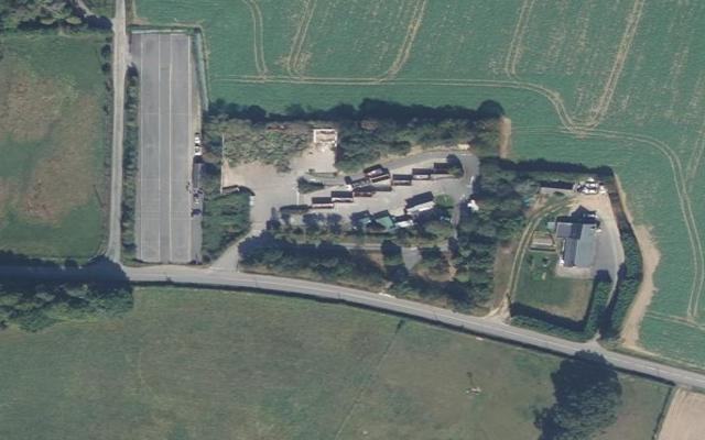 Vue aérienne — Déchetterie d'Argentré-du-Plessis
