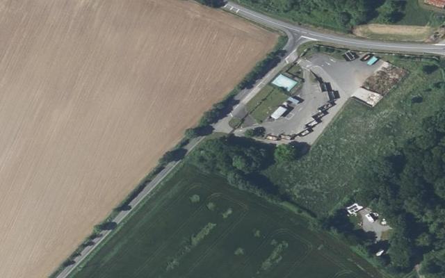 Vue aérienne — Déchetterie de Saint-Lumine-de-Coutais