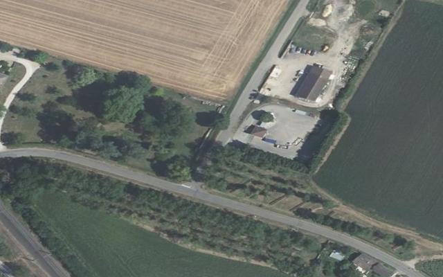 Vue aérienne — Déchetterie de Fontaines