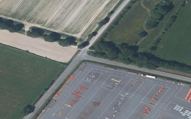 Vue aérienne — Déchetterie de Soudan