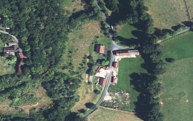 Vue aérienne — Déchetterie de Saint-Julien-de-Maumont