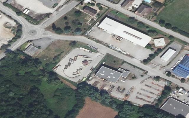 Vue aérienne — Déchetterie les Avenières