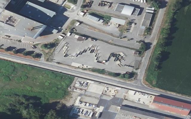 Vue aérienne — Déchetterie Bourgoin-Jallieu
