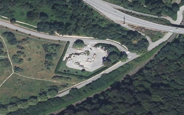 Vue aérienne — Déchetterie Champ-sur-Drac