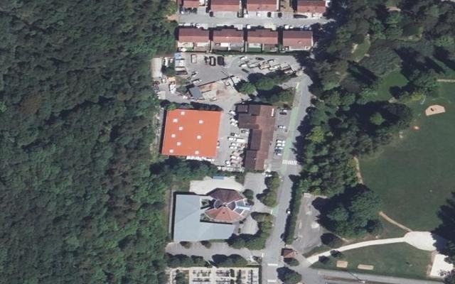 Vue aérienne — Déchetterie Claix