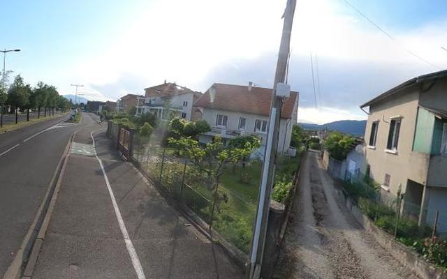 Vue depuis la rue — Déchetterie Coublevie