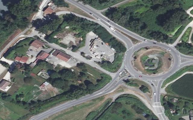 Vue aérienne — Déchetterie Domène