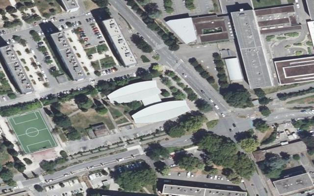 Vue aérienne — Déchetterie Grenoble Jouhaux