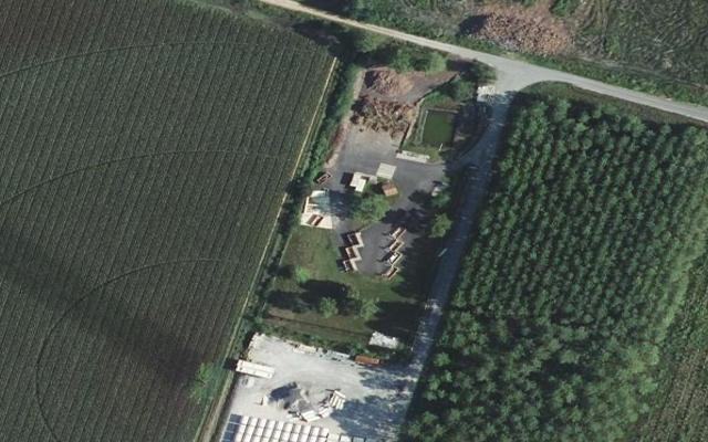Vue aérienne — Déchetterie de Josse