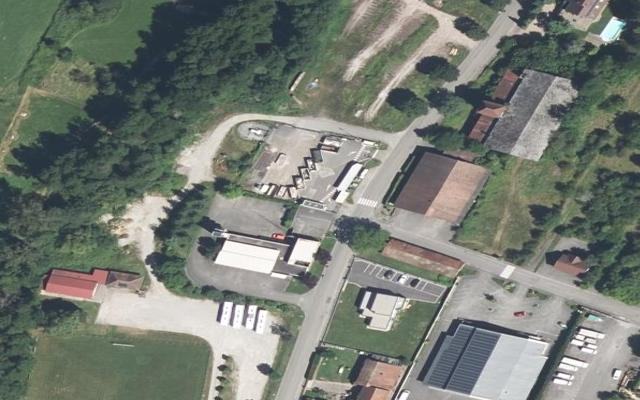 Vue aérienne — Déchetterie de Lembach