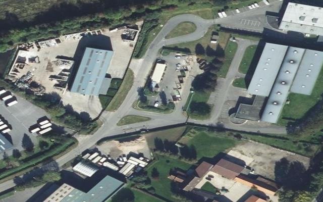 Vue aérienne — Déchetterie d'Arques