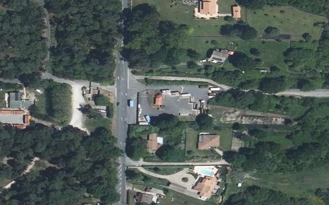 Vue aérienne — Déchetterie du Verdon-sur-Mer