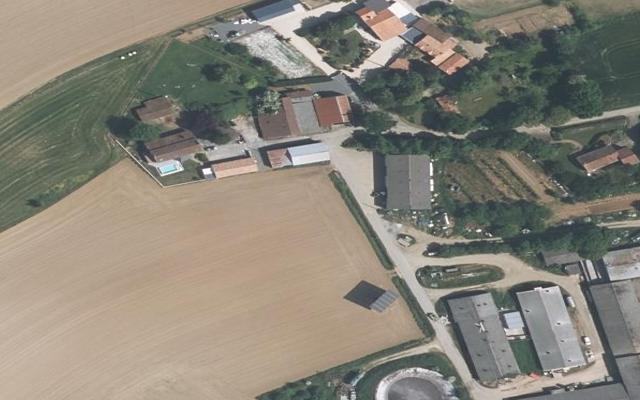 Vue aérienne — Déchetterie de Chemillé-Melay