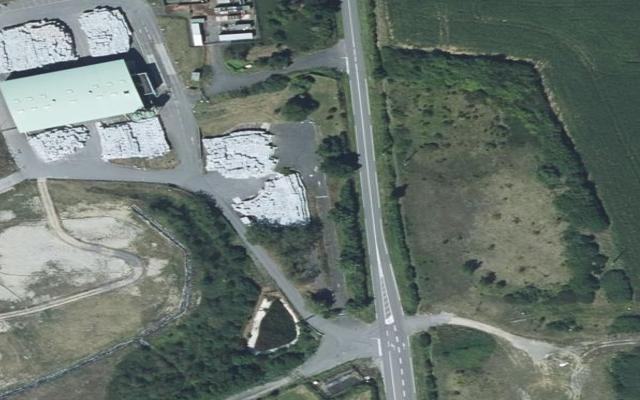 Vue aérienne — Déchetterie de Conflans