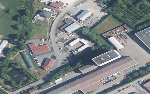 Vue aérienne — Déchetterie des Forges