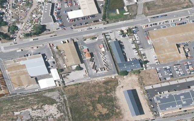 Vue aérienne — Déchetterie de Sète