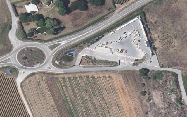 Vue aérienne — Déchetterie Bouillargues