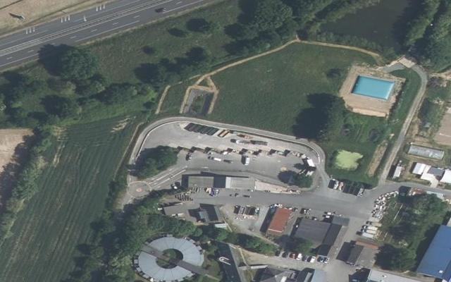 Vue aérienne — Déchetterie d'Emmaüs - Recyclerie