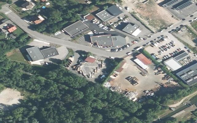 Vue aérienne — Déchetterie de Region de Saverne Mobile