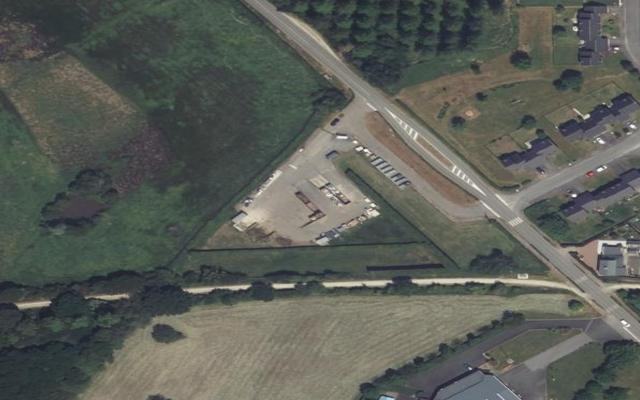 Vue aérienne — Déchetterie du Mêle-sur-Sarthe