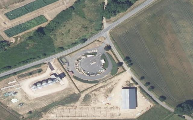 Vue aérienne — Déchetterie de Marcillat