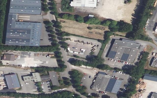 Vue aérienne — Déchetterie de Mortagne-au-Perche