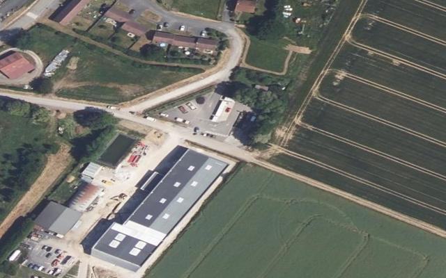 Vue aérienne — Déchetterie de Tourouvre