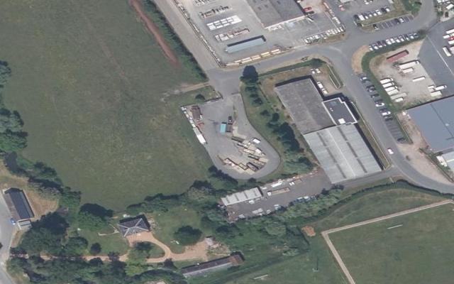 Vue aérienne — Déchetterie de Vimoutiers