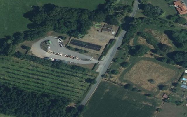 Vue aérienne — Déchetterie de Sainte-Hermine