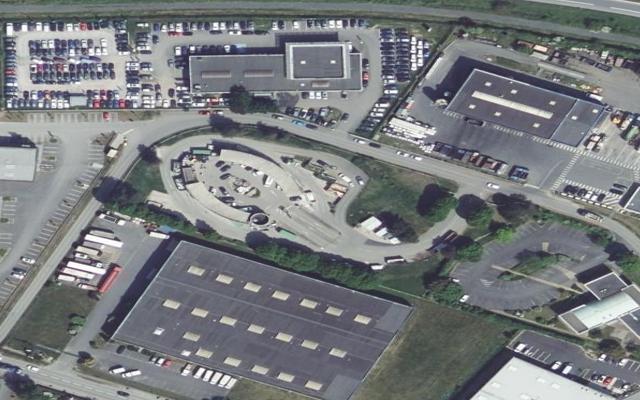 Vue aérienne — Déchetterie de La Chapelle-d'Armentières