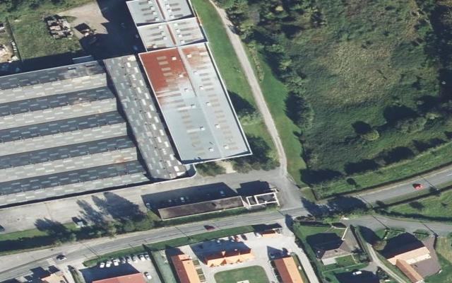 Vue aérienne — Déchetterie de Longfossé