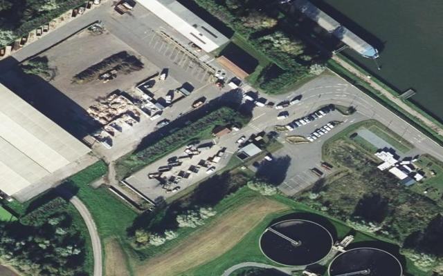 Vue aérienne — Déchetterie de Béthune